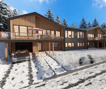 2story chalet 15 Solstice rendering
